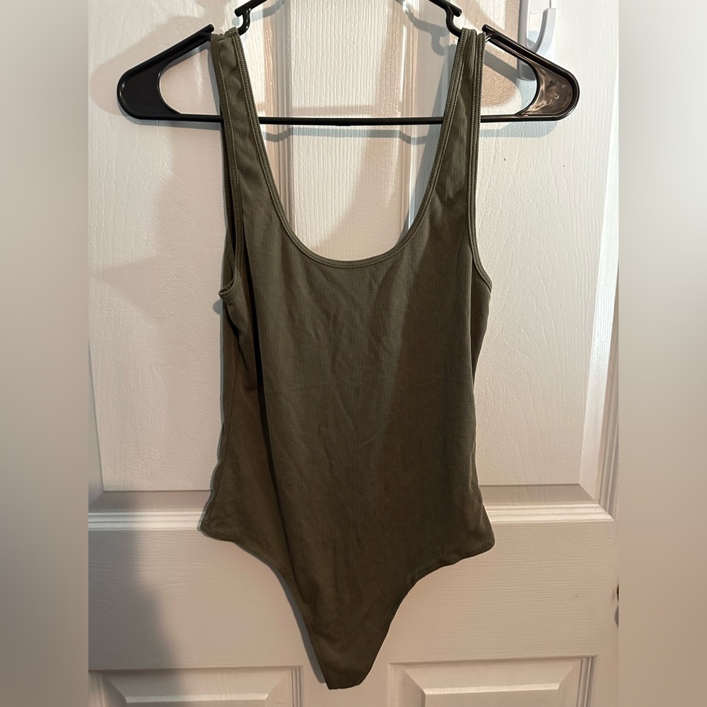 Green Tanktop Bodysuit